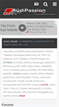 Mobile Screenshot of forums.audipassion.com